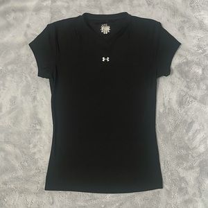Under Armour Short Sleeve Black Size Large